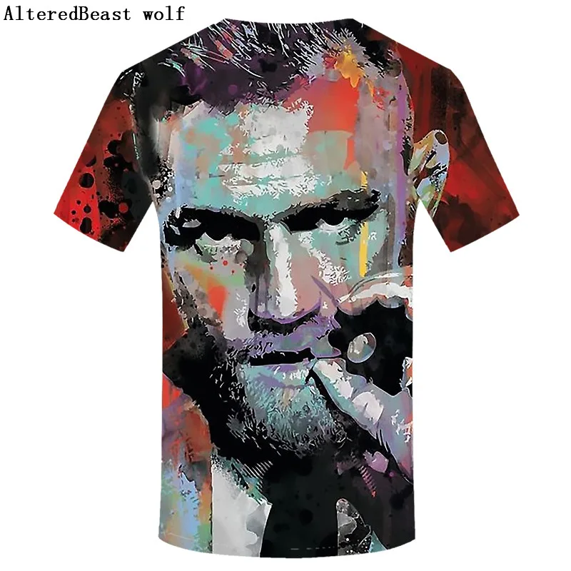 Лето, Conor McGregor king is back, дизайнерская футболка с принтом и коротким рукавом, мужские футболки, забавная футболка