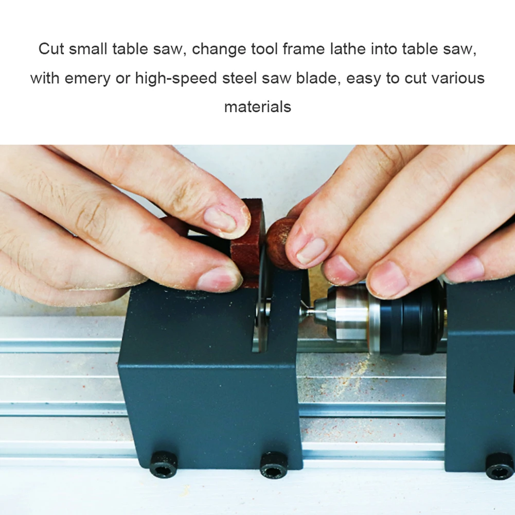 Мини токарный станок бусины полировщик машина Деревообработка ремесло DIY