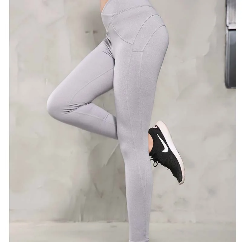 Женские спортивные Леггинсы с высокой талией для йоги Сексуальные облегающие