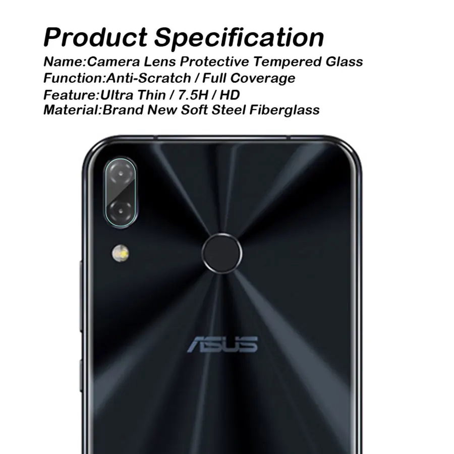WOLFPSYCH задняя камера Объектив Закаленное стекло для Asus zenfone5 ZE620KL линза Защитная