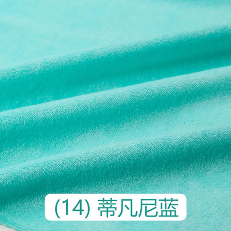 14 Blue-Green Короткие Плюшевые ткани украшения Тильда Ткань счетчик наволочка обивка задний материал DIY фланель Ткань 1 ярд - Цвет: 14 Blue-Green