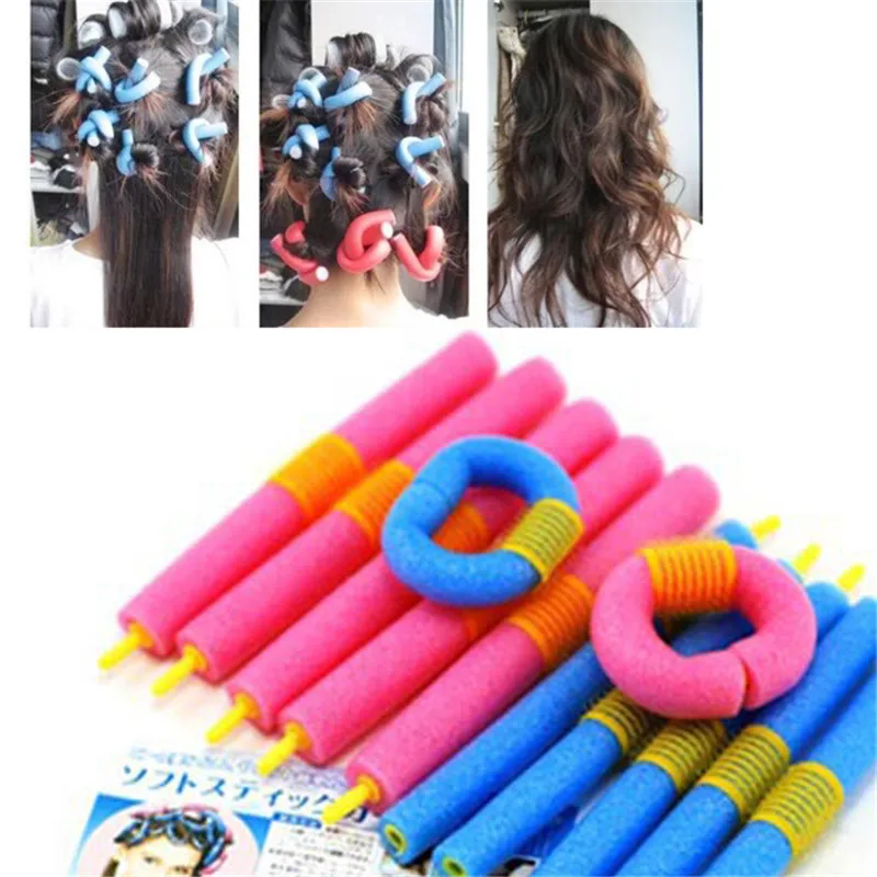 Новинка 12 шт./компл. мягкие губки для завивки волос щипцы укладки инструменты