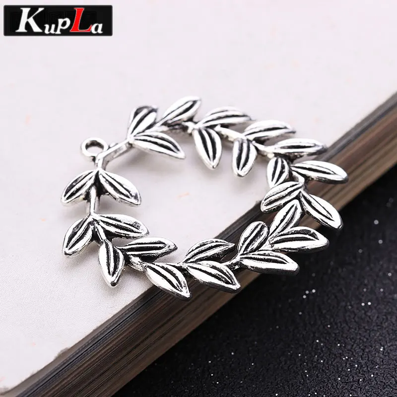Vintage Silver Circle Branch Charms for Jewelry Making DIY Metal Fashion Handmade Peace Tree Pendant | Украшения и аксессуары