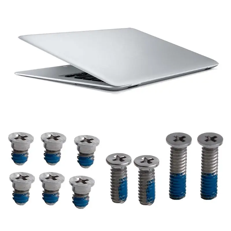 10 шт. чехол для ноутбука, Нижняя крышка, винт для Macbook Air 1" A1237 A1304 MB003 MC233 MC234 2008-2009