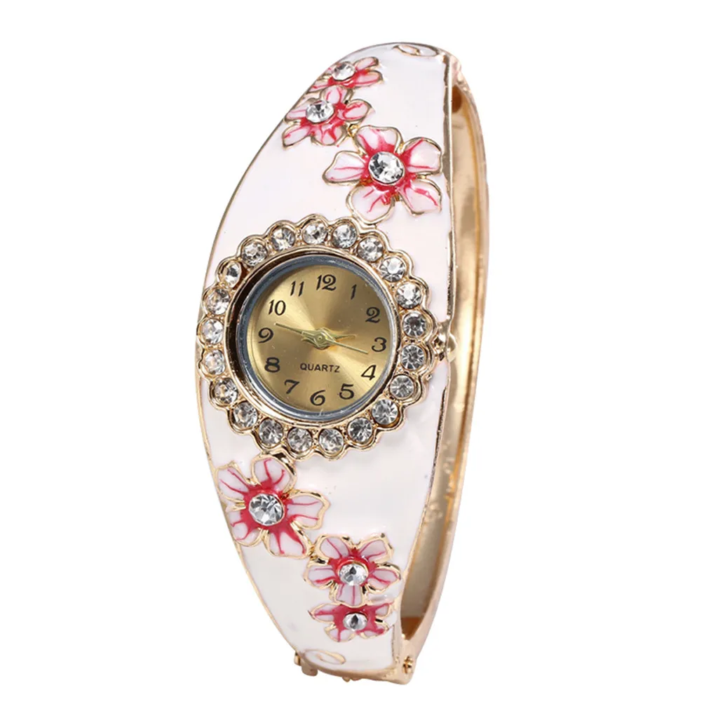 Браслет для женщин круглый полный часы с бриллиантовым браслетом кварцевые наручные часы saat дропшиппинг Relogio Feminino часы Саат