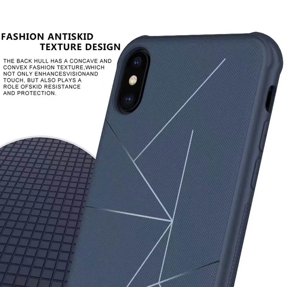 Автомобильный держатель Магнитный Геометрия узор ТПУ чехол для iphone X SE 5 5S 6 6s 7 8