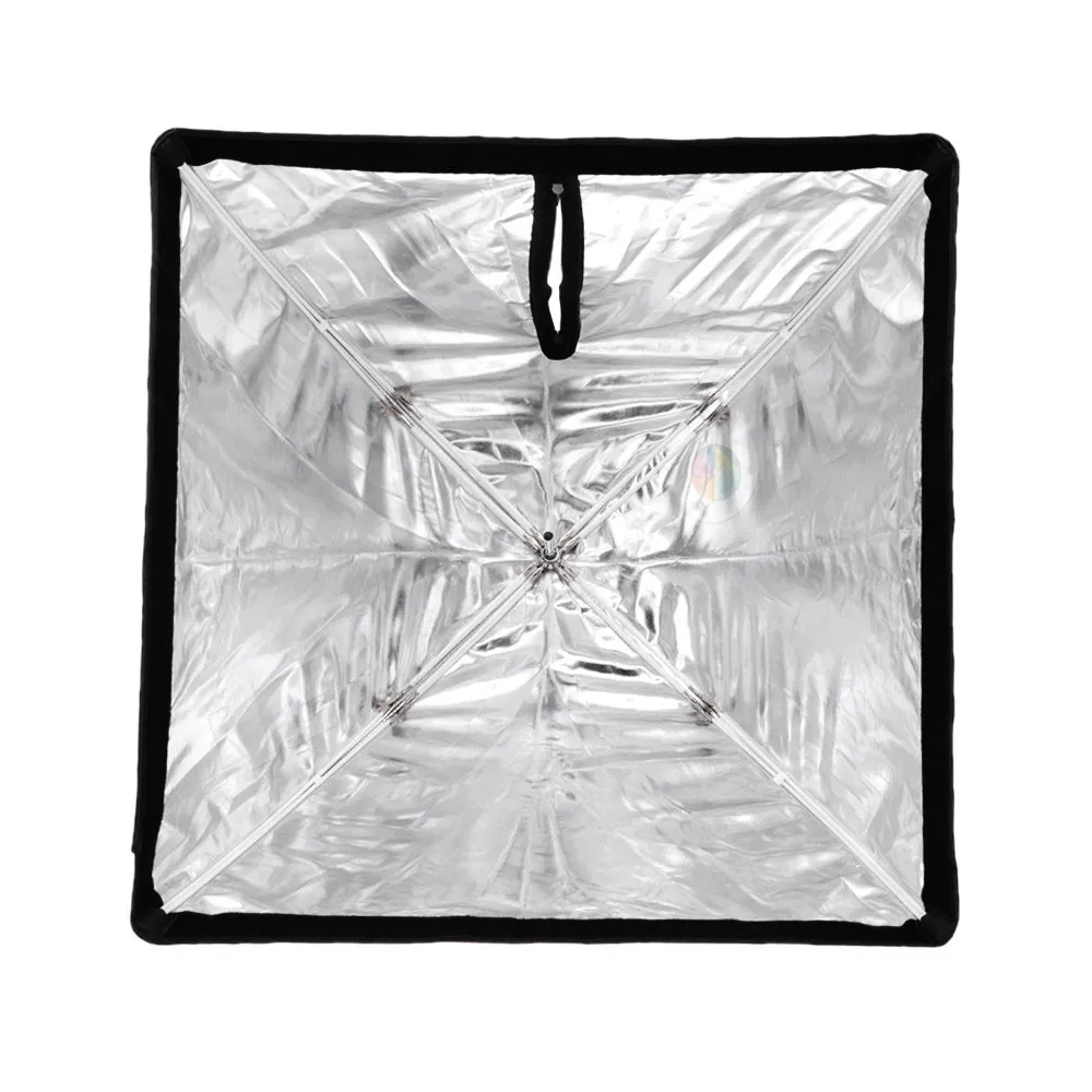 Godox портативный 60x60 см/24*24 дюйма фотостудия зонтик софтбокс Отражатель для вспышки Speedlight