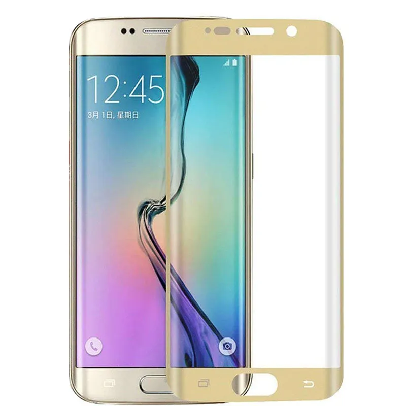 3D закаленное стекло для Samsung Galaxy S6 edge защита экрана G925F G925|Защитные стёкла и плёнки