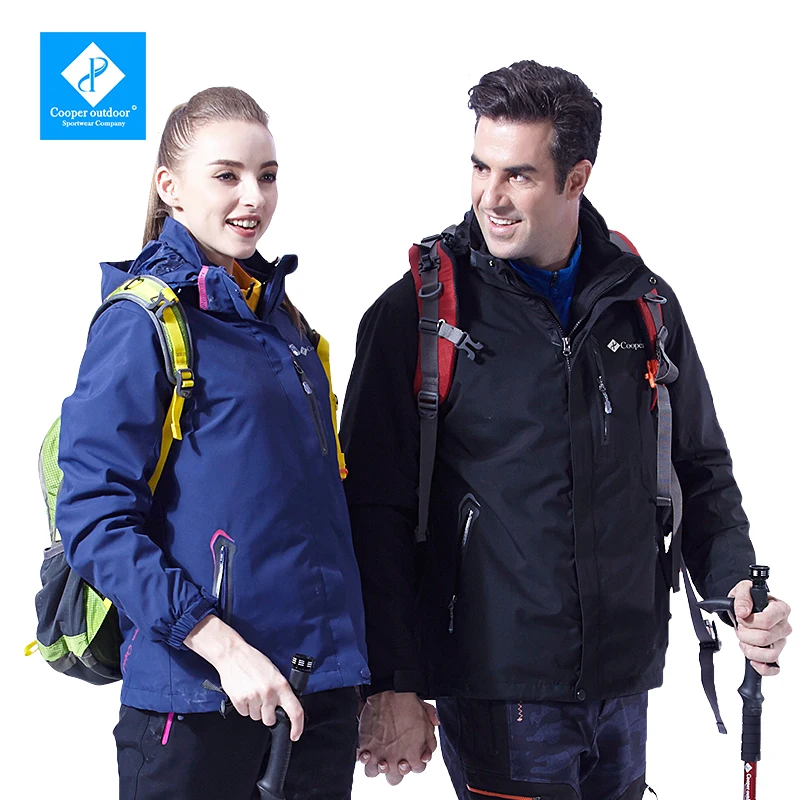 Купер открытый Мужчины Зима Толстые Куртки Softshell Женщин На Открытом Воздухе