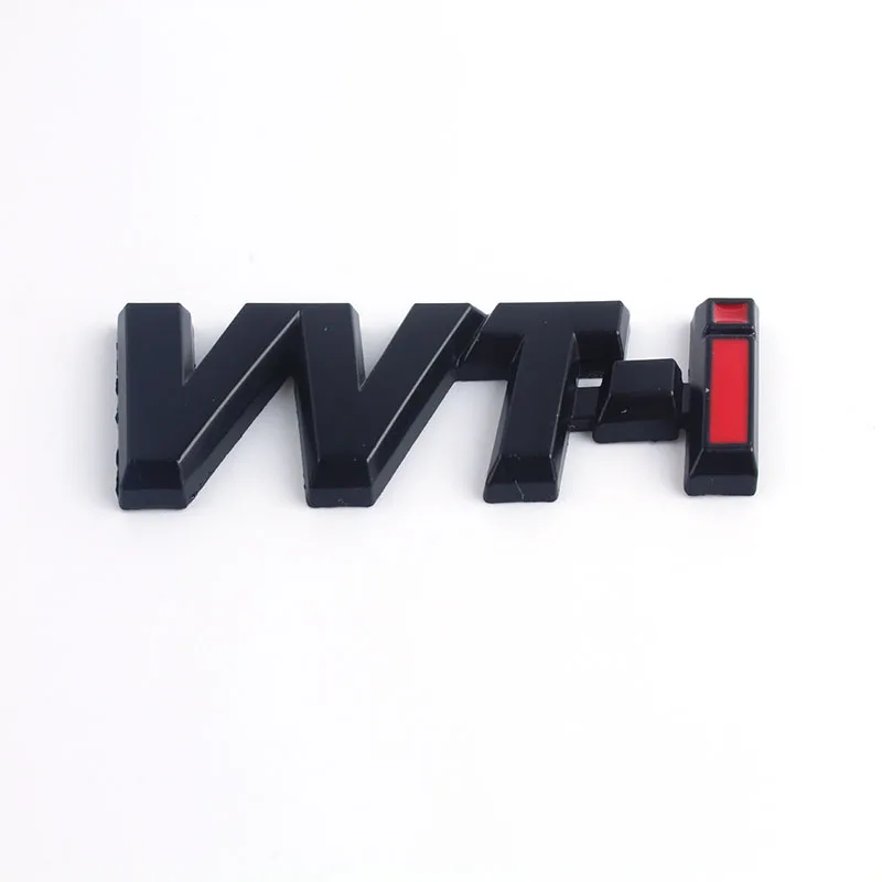 10x изменения фаз газораспределения-я VVTi логотип Серебристый Хром полоса стикер