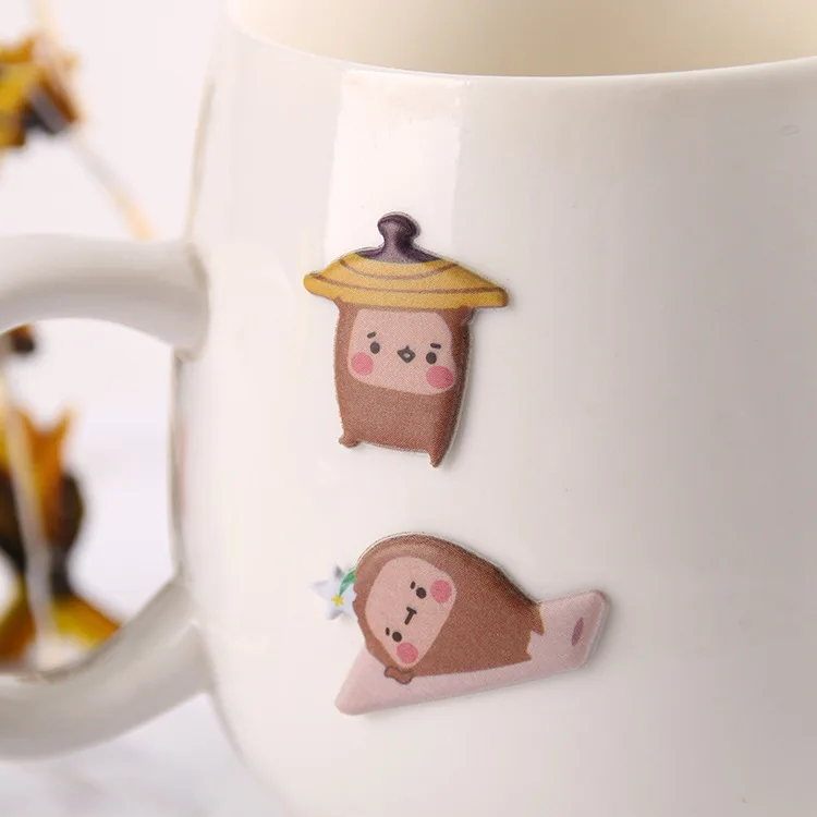 5 Лист 'Милый Картофель' Мультфильм Наклейки Детские Игрушки 3D Kawaii Дневник