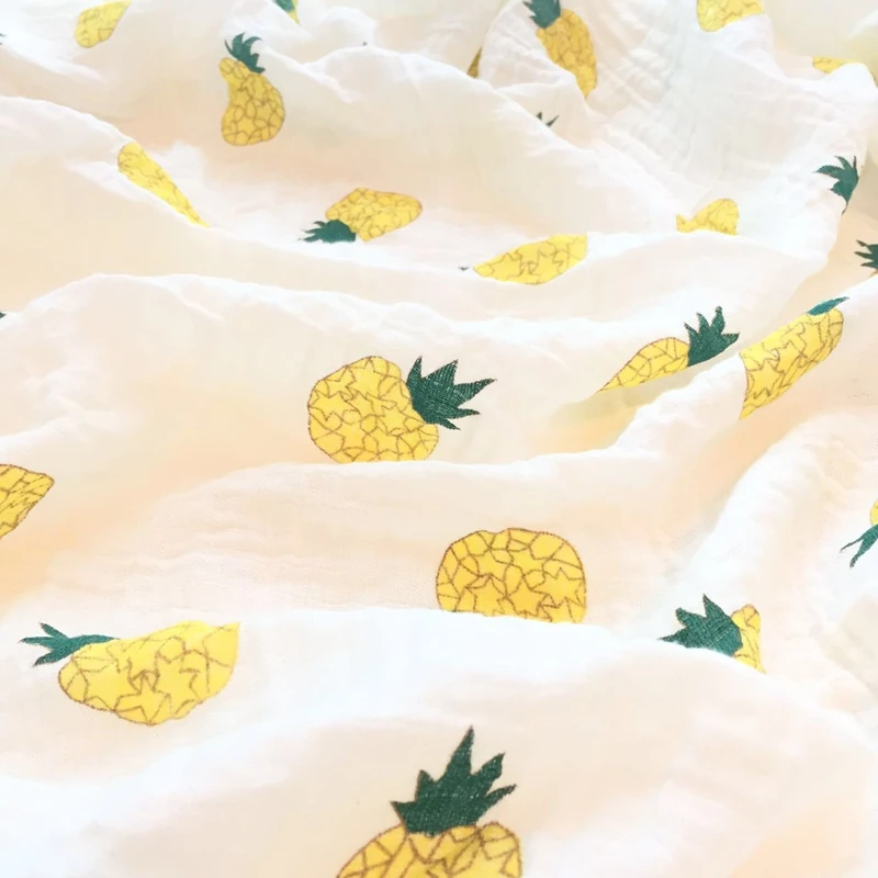 Детское одеяло 100% муслиновое хлопковое пеленание для новорожденных