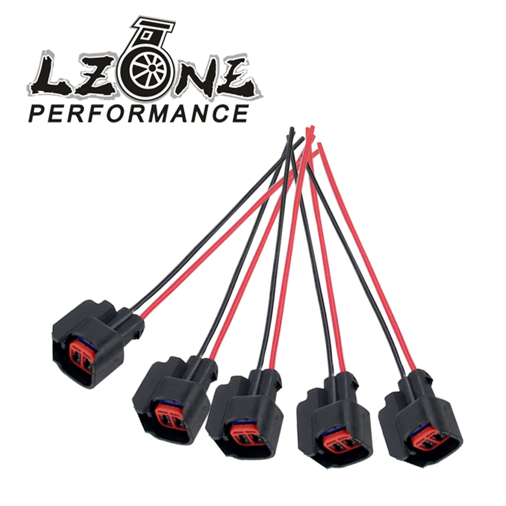 

LZONE - 5 шт./компл. инжектор DYNAMICS EV6 Pigtail клип разъем топливный инжектор разъемы для многих автомобилей EV6 инжектор разъем