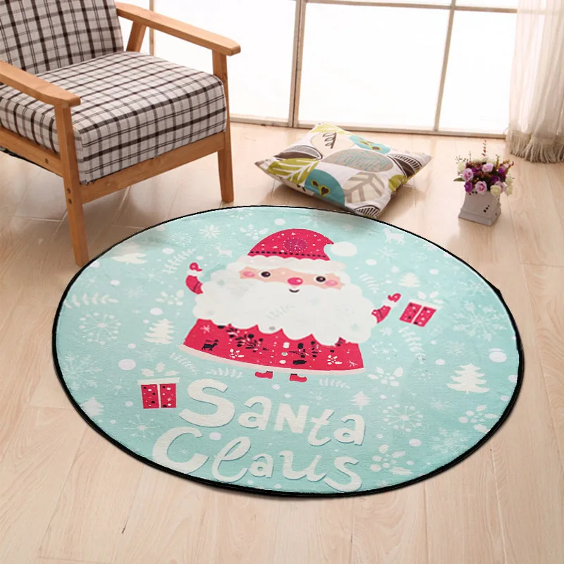 Мультяшный плюшевый напольный ковер круглый детская спальная игра палатки Декор