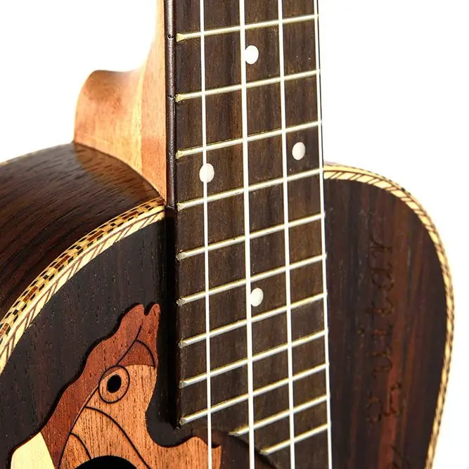 Сопрано концертный укулеле 23 дюймов палисандр с 4 струнами мини Гавайская гитара