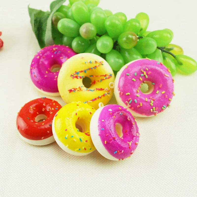 1 шт. искусственная Реалистичная круглая пончик декоративная модель еды