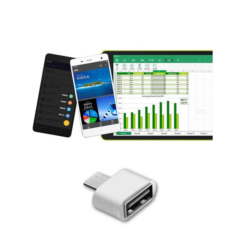 Type-C OTG USB 3.1 To USB2.0 Type-A Adapter Connector For Samsung Huawei Phone High Speed Certified Cell Accessories | Компьютеры и