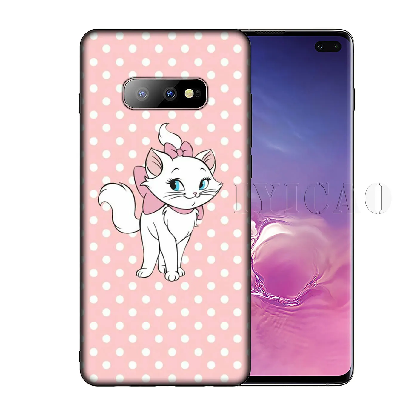 IYICAO Мягкий силиконовый чехол для телефона Marie aristocrats cat Samsung Galaxy S20 Ultra S10 Lite S9 S8 Plus S6
