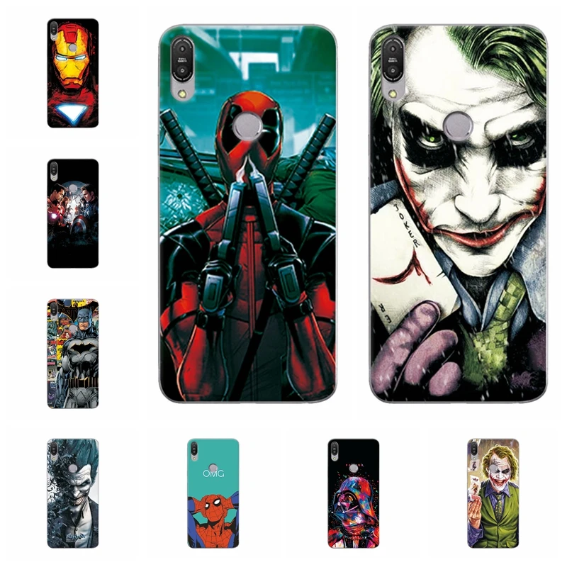 Очаровательный чехол для телефона Marvel Hero Asus Zenfone Max Pro M1 ZB602KL X00TD Железный человек
