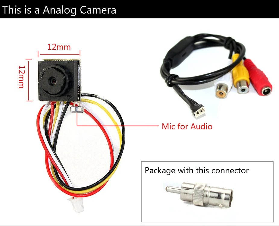 700TVL маленький Цвет CMOS CCTV мини-камера