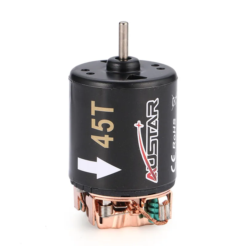 540 45T AUSTAR 540 21 T/27 T/35 T/45 T/55 T матовый мотор для 1/10 на дороге Дрифт-тур RC пульт дистанционного управления автозапчасти аксессуары - Цвет: 540 45T