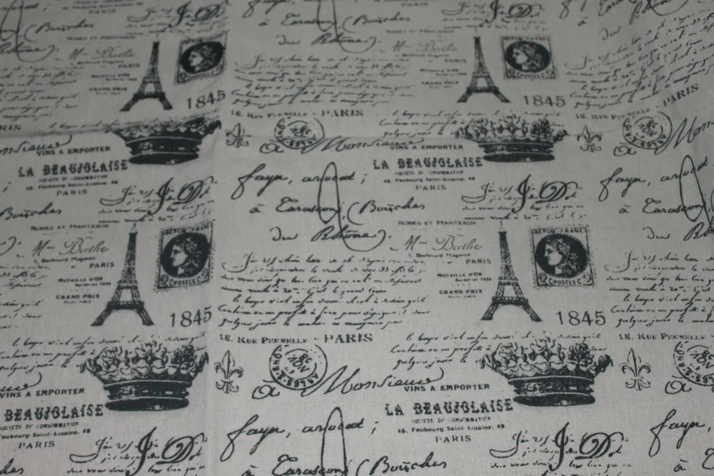 Бесплатная доставка цена за 2 метра ткань из хлопка и льна шириной 150 см для мебели