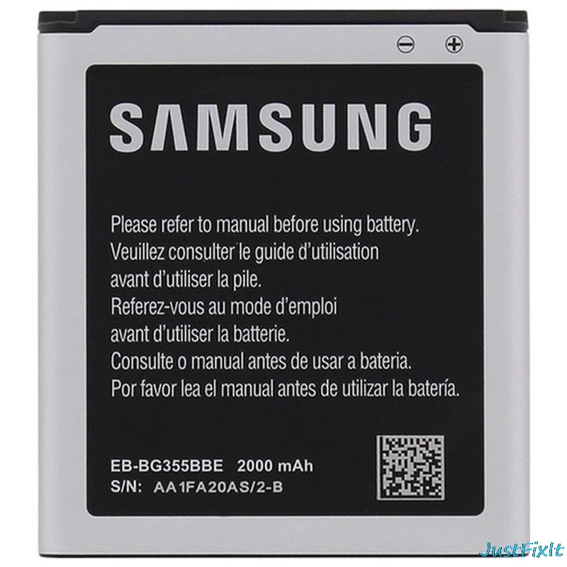 EB-BG355BBE 100% оригинальный Батарея для samsung GALAXY Core 2 G355 G3559 G355H SM-G3556D G3558 телефон 2000 ма-ч |