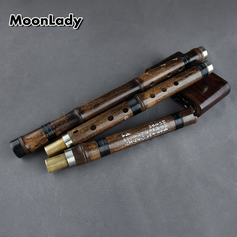 Китайская флейта Xiao Bamboo 3 секции Профессиональный музыкальный инструмент Woodwind