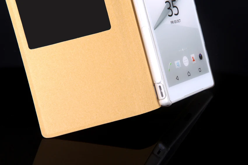 Чехол-раскладушка кожаный чехол для sony Xperia Z5 Compact Z 5 мини XperiaZ5 sony Z5mini Z5Compact Z5mini E5823 E5803 чехол для телефона в виде ракушки