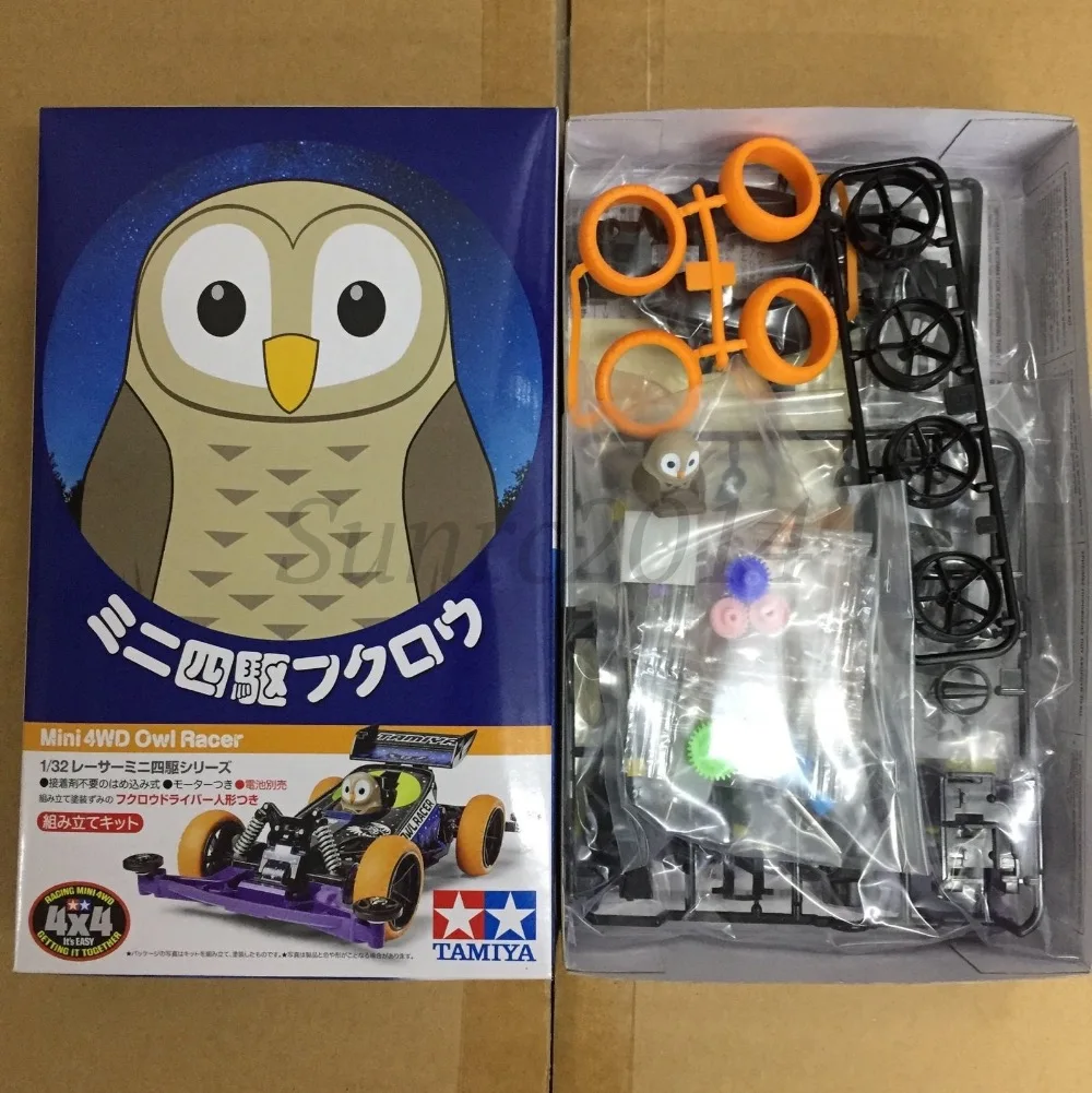 Tamiya 18088 1/32 Mini 4WD JR Owl Racer Super II Модель шасси|Детали и аксессуары| |