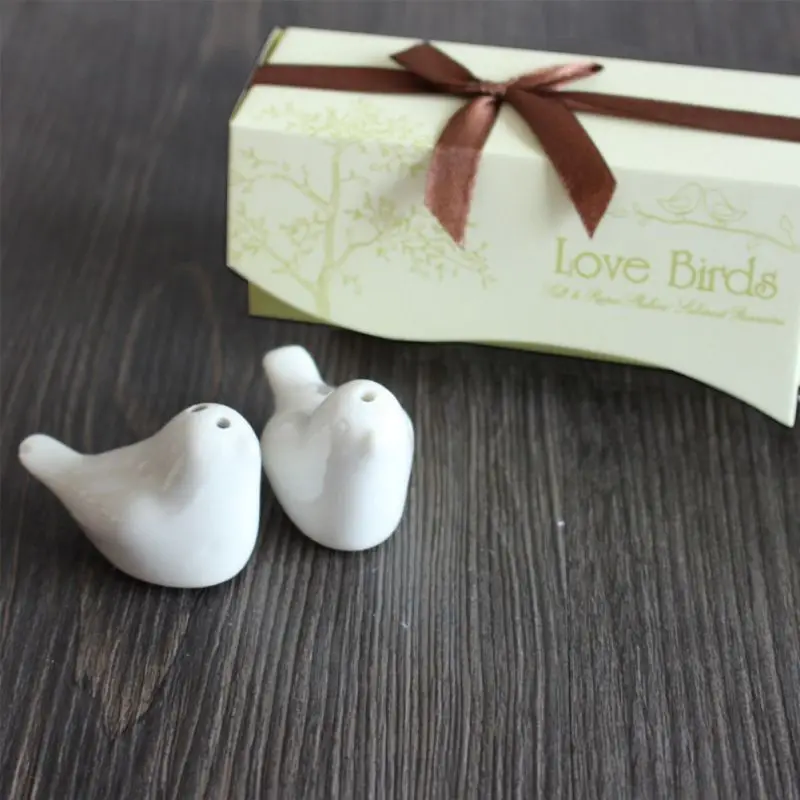1 Набор/2 шт Креативный дизайн Love Bird шейкер для соли и перца Pots Cruet Caster контейнер