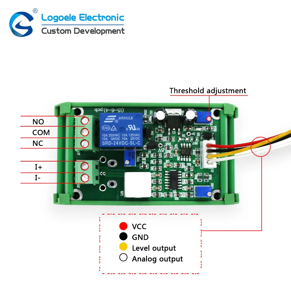 

High quality 12V/24V current detection sensor module overcurrent short circuit protection detection module