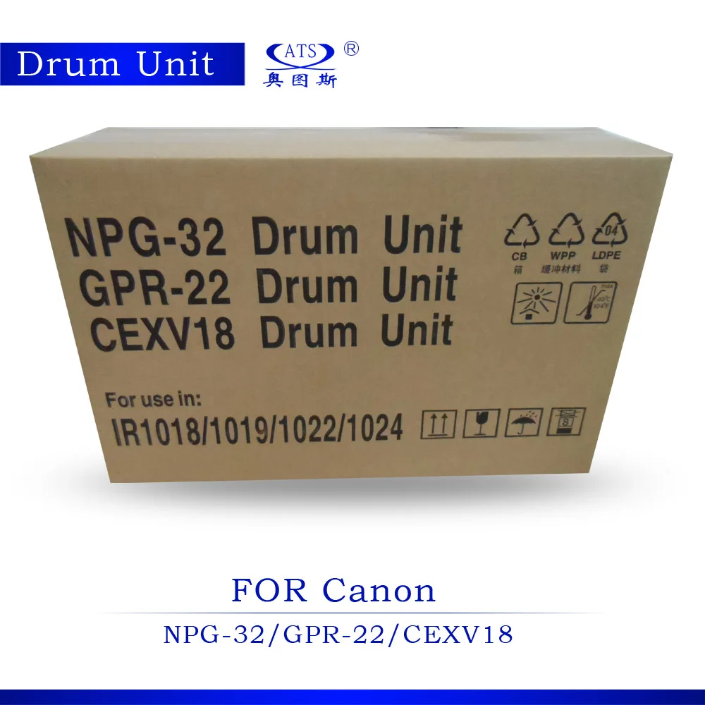 1 шт. Фотобарабан NPG 32 GPR 22 GEXV18 для Canon IR 1018 1019 1022 1024 Совместимость IR1018 IR1019 IR1022 IR1024