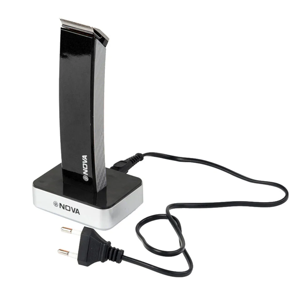 Black EU Plug Электрическая Парикмахерская Заряженная электрическая машинка для выдавливания волос Домашняя мини-Парикмахерская бритва Peluqueria electrica may27 - Цвет: Black EU Plug