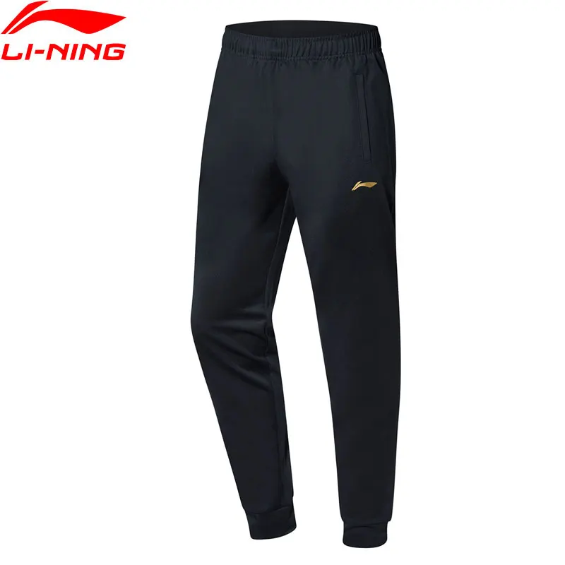 Li-Ning, Мужская серия бадминтон, спортивные штаны, полиэстер, удобная эластичная подкладка, спортивные штаны, брюки AKLP243 MKY451