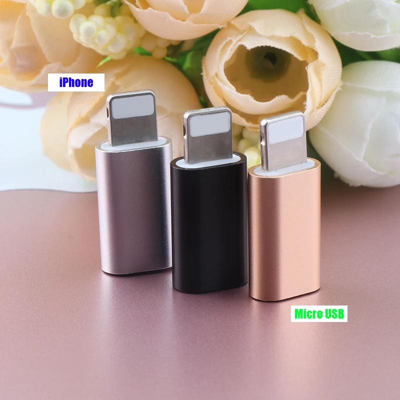 3 шт для iPhone Type C USB 0 адаптер Micro кабель Android передачи данных конвертер с разъемами