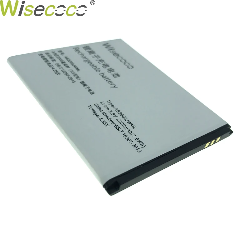 WISECOCO 2000 мАч AB2000JWML батарея для Philips Xenium S337 CTS337 мобильный телефон+ номер отслеживания