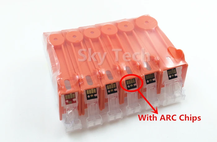 6PK пустые многоразовые картриджи костюм для PGI725 CLI726 Костюм Canon IP4870 MG5170 MG6170 MG6270 MG8170