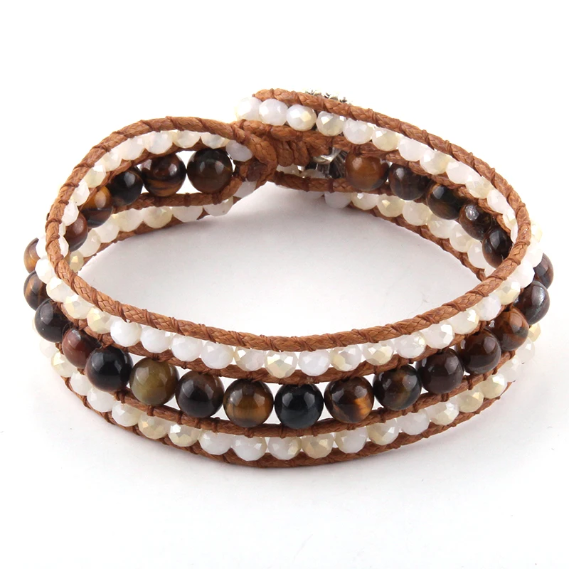 Модные красивые энергетические украшения из бисера браслеты ручной работы