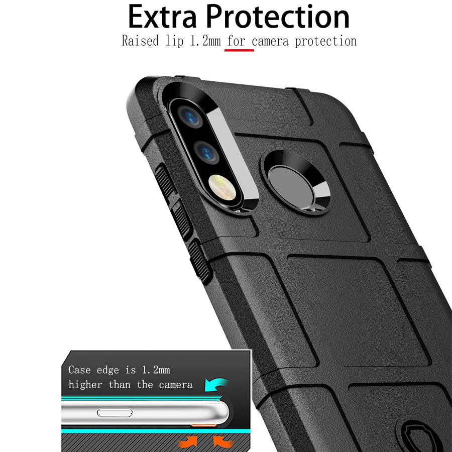 Армейский камуфляжный чехол для телефона Huawei Nova 4e Силиконовый противоударный