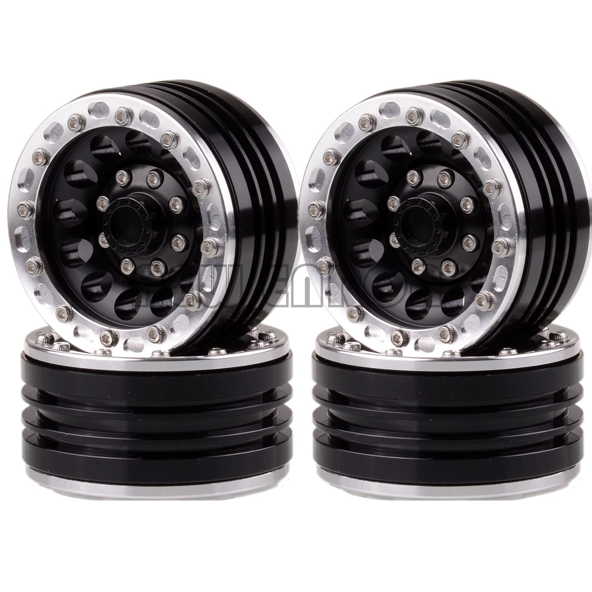 ENRON 4P 1," алюминиевые Beadlock колесные диски для RC 1/10 Рок Гусеничный осевой SCX10 D90 D110 TRX4 90046 90047 1:10