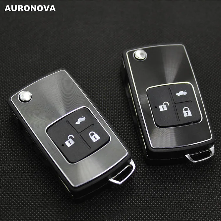AURONOVA новый обновленный Складной Корпус ключа из нержавеющей стали для Buick Excelle