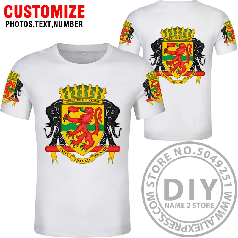 Футболка сделай сам Бесплатная на заказ с номером Кога национальным флагом