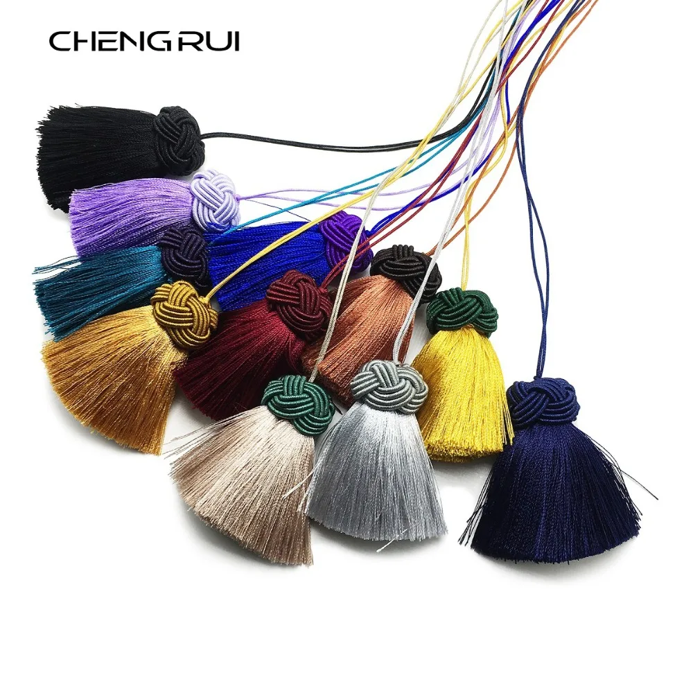 CHENGRUI L180 5 см бахрома шелковая кисточка отделка бахромой для одежды штор ручная