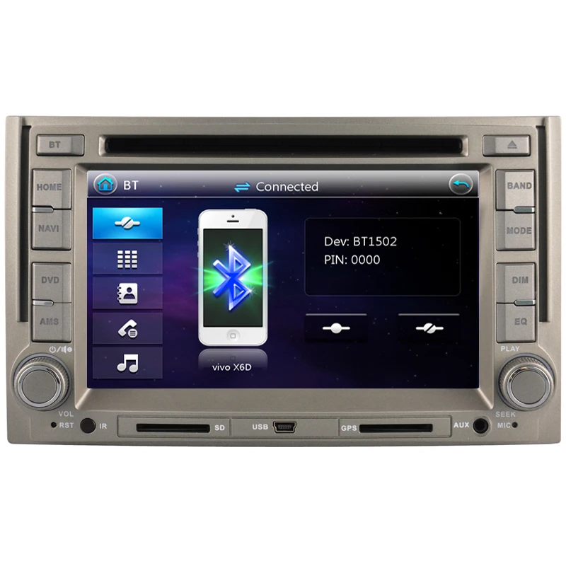 Автомобильный DVD-плеер 6 2 дюйма с навигационной системой GPS для Hyundai H1 Grand Starex 2007 2008