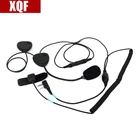 XQF 2-контактный пальцевой PTT гарнитура для мотоциклетного шлема микрофон для Kenwood 3207 BAOFENG UV5R UV5RA Любительская рация