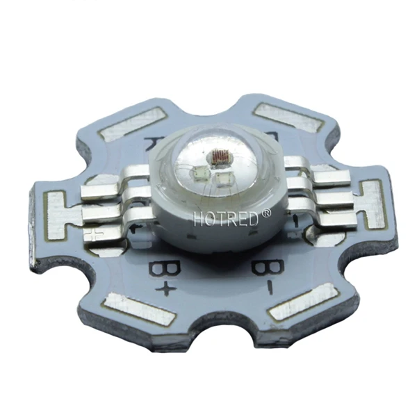 6PIN with 20mm pcb 50 шт./упак. Высокая мощность 3 Вт RGB светодиодный светильник с бусинами 350мА 4 контакта 6 контактов светодиодный светильник с бусинами COB чипы теплый белый холодный белый Светодиодный прожектор - Испускаемый цвет: 6PIN with 20mm pcb