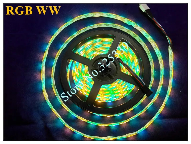100 комплектов RGBW RGBWW SMD 5050 5 м водонепроницаемая светодиодная лента фонарик RGB+ белая лента+ 40 кнопочный пульт дистанционного управления+ 3A адаптер питания