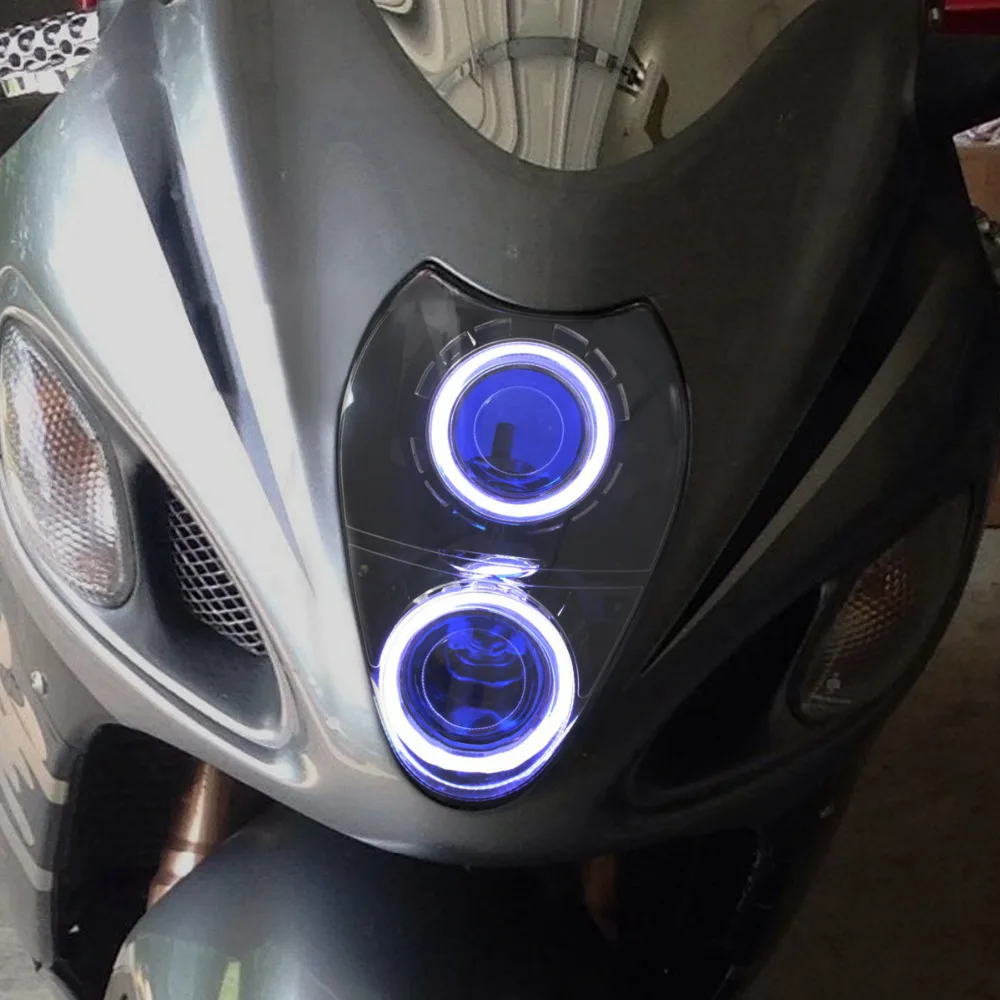 Передние фары KT для мотоцикла Suzuki Hayabusa GSX1300R 1999 2000 2001 2002 2003 2004 2005 2006 2007 HID Проектор