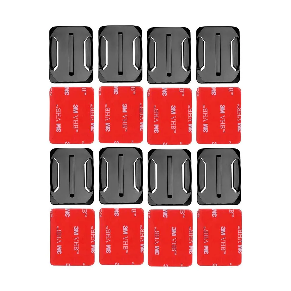 Аксессуары для Go pro наклейки 8 шт. изогнутое клейкое крепление GoPro HD Hero 6 5 4 3 + 2 1 Xiaomi